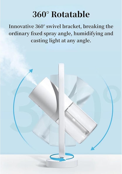 Portable Mini Humidifier, Compact 360° Rotating Cool Mist Air Humidifier - Image 5