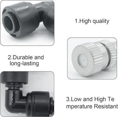 4 Pack Reptile Mister Nozzles，Reptile Misting Nozzles 1/4'', Reptile Fogger - Image 4