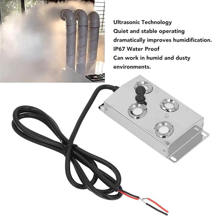 Eujgoov 4-Head Ultrasonic Mist Maker Fog Humidifier 45-48V - Image 6