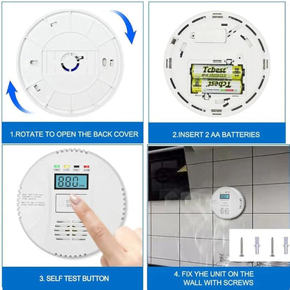 Combination Gas and Carbon Monoxide Detector Plug-in | CO Alarm & Natural Gas - Image 3