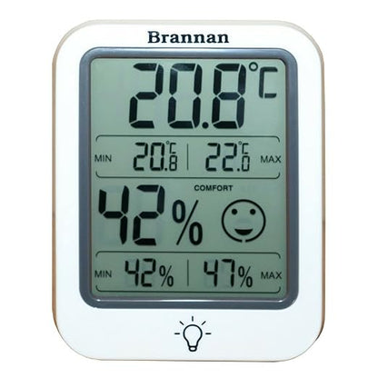 Brannan Digital Room Thermometer Hygrometer Indoor Humidity Meter Accurate - Image 2