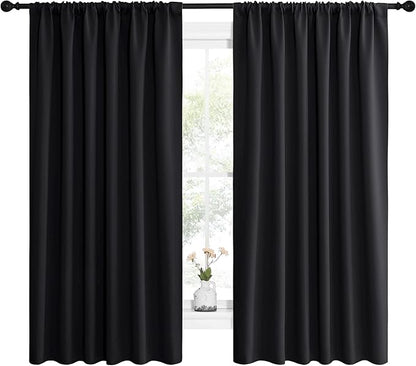 NICETOWN Halloween Black Blackout Curtain Blinds - Image 2