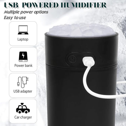 Portable Mist Humidifier Auto Shut-Off USB Powered 220ml Small Desktop - Image 5