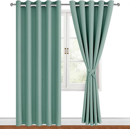 Hiasan Blackout Curtains for Bedroom, 60 x 84 Inches Long by Hiasan