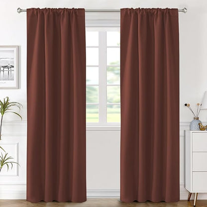 H.VERSAILTEX Blackout Curtains Thermal Insulated Window Treatment Panels Room - Image 2