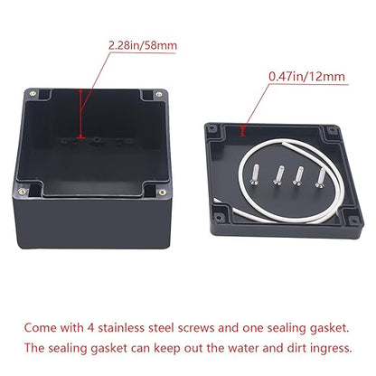 Junction Box IP65 Waterproof ABS Plastic Electrical Project Case Power Junction - Image 4