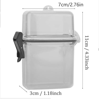 Keenso Diving Seal Box, 3 Colors Plastic Dry Box Transparent Waterproof Sealing - Image 8