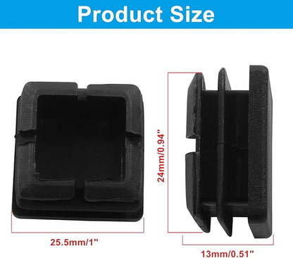 12 Pack 1" Square Plastic Plugs - Image 2