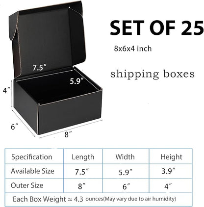 Small Shipping Boxes 8x6x4 Inch - Image 2