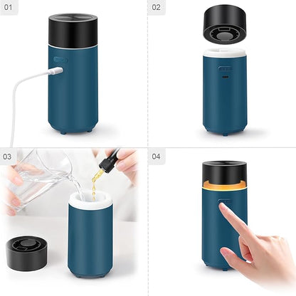 HODEMI Portable Smart Essential Oil Diffuser, Cold Mist Car Air Freshener - Image 8