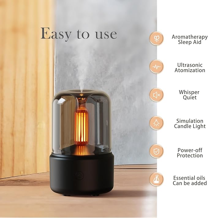 LONCIN Essential Oil Diffuser, 150ml Aromatherapy Diffuser - Image 3