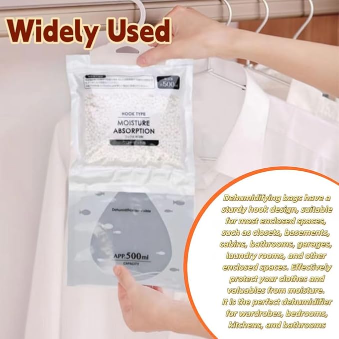 Moisture Absorbers Packets, Dehumidifier Bags, Hanging Moisture Absorber Bag - Image 6
