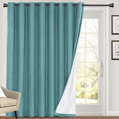 PrinceDeco 100% Blackout Curtains Linen Curtain by PrinceDeco