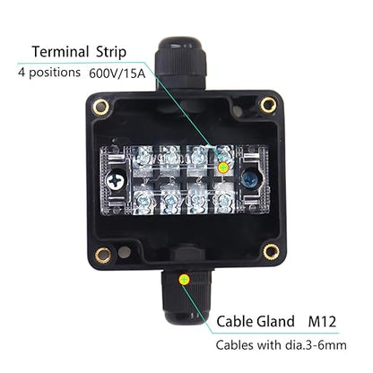 Watertight Junction Box, IP67 Waterproof Electrical Project Box - Image 2