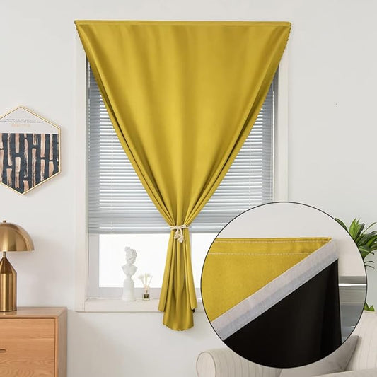 Autohesion Curtains for Windows, Bedroom Blackout Curtains for by JILRON