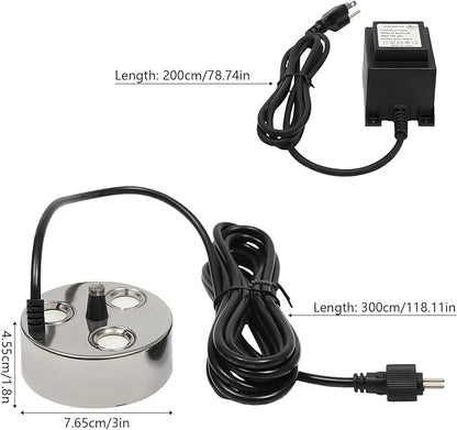 3-Head Ultrasonic Mist Maker Fogger - 900ml/H Humidifier Machine - Image 8