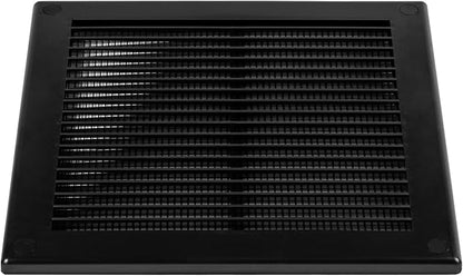 2-Pack 10" x 10" Square Air Vent Cover – Black Plastic Vent Deflector - Image 8