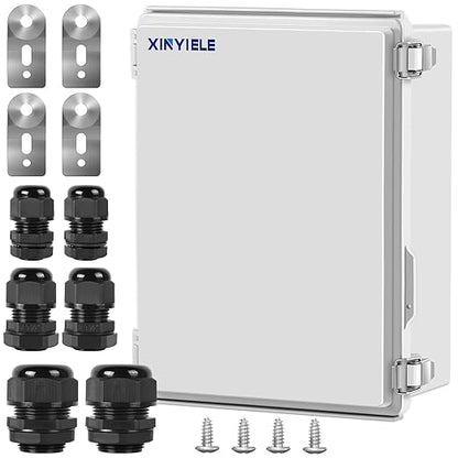 Waterproof Outdoor Project ABS Plastic Junction Box IP67 Weatherproof Dustproof by XINYIELE