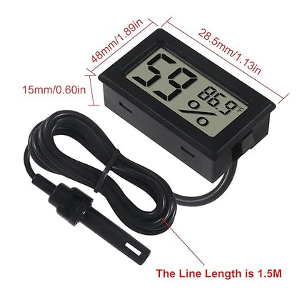 6-Pack Mini Digital Thermometer Hygrometer - Image 4