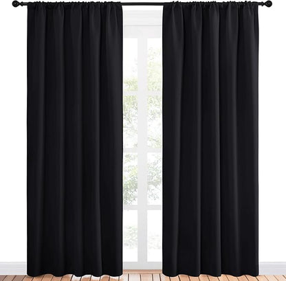 NICETOWN Black Out Window Curtains - Image 2