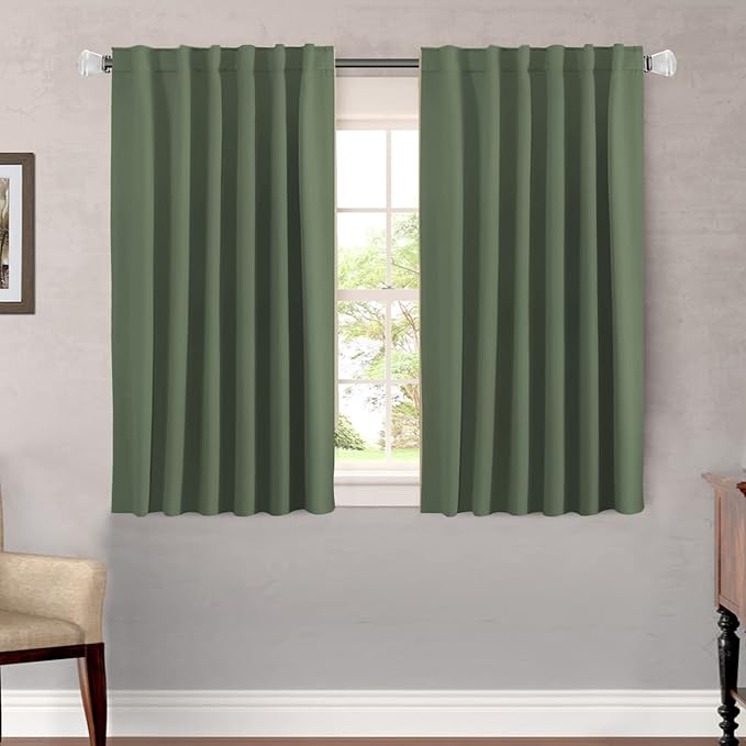 H.VERSAILTEX Blackout Curtains Thermal Insulated Window Treatment Panels Room by HVERSAILTEX