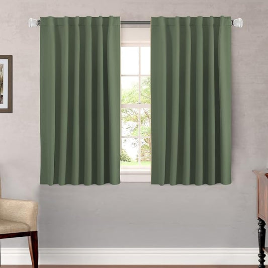 H.VERSAILTEX Blackout Curtains Thermal Insulated Window Treatment Panels Room by HVERSAILTEX