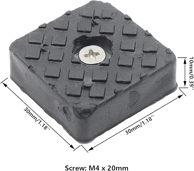 20PCS Screw on Furniture Pad, TTZEZE Furniture Sliders - Image 2