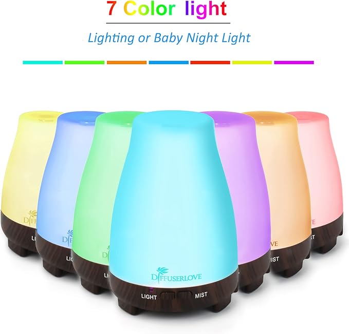 Diffuserlove Essential Oil Diffusers 200ML Remote Control Diffuser Mist - Image 2