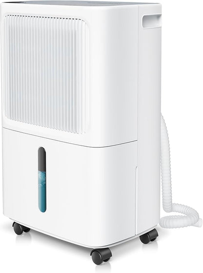 Dehumidifiers for Home with Drain Hose, 55 OZ Water Tank, 2500 Sq.Ft 35 Pints by Alphavoltage