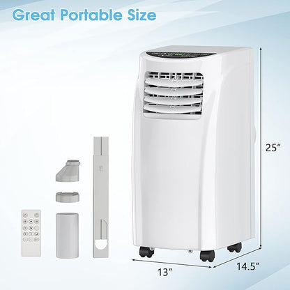 COSTWAY Portable Air Conditioners, 8000 BTU Air Conditioner Unit spaces up to - Image 7
