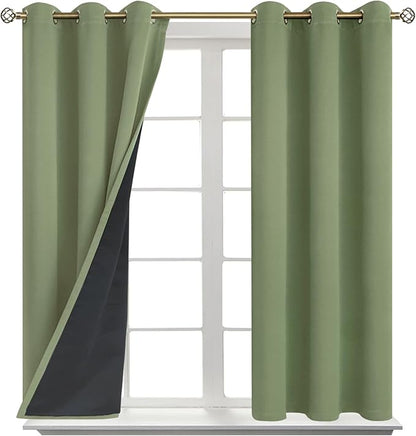 BGment Short 100% Blackout Curtains - Image 8