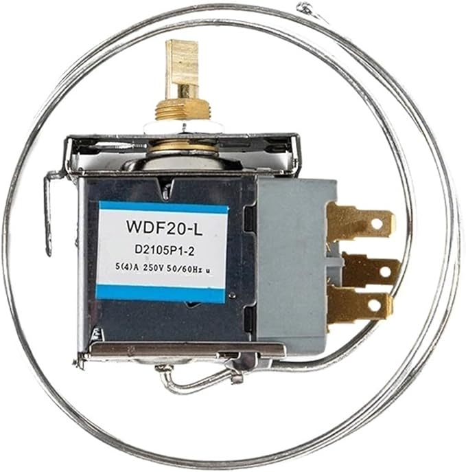 1Pc Household Refrigerator Parts Thermostat 250V Metal Controller by Unknown
