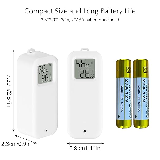 Room Thermometer Indoor, WiFi Humidity Meter - Image 7