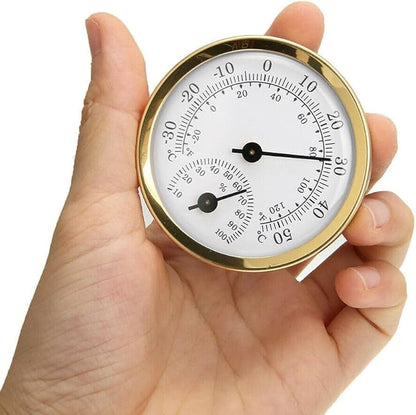 TEAMWILL Mini Analog Thermometer Hygrometer Humidity Meter Room Indoor - Image 9