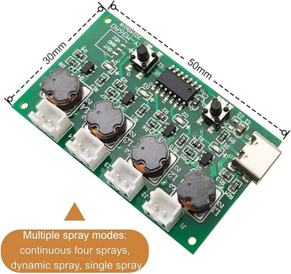1 in 4 DC5V Humidifieration Atomization Disc Kit Type-C Interface Humidifier - Image 2