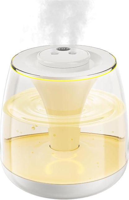 Humidifiers for Bedroom, 3 L Cool Mist Top-Fill 40H Super Long Time, 23dB Quiet by HEEYCEMUS
