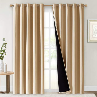 NICETOWN Living Room Completely Shaded Draperies, Privacy Protection & Noise by NICETOWN