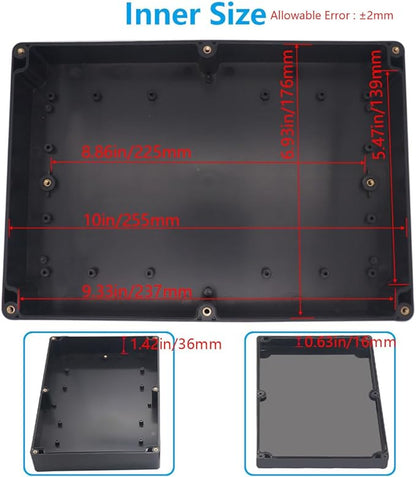 Project Box ABS Black Electrical Boxes IP67 Outdoor Waterproof box Electronic - Image 5