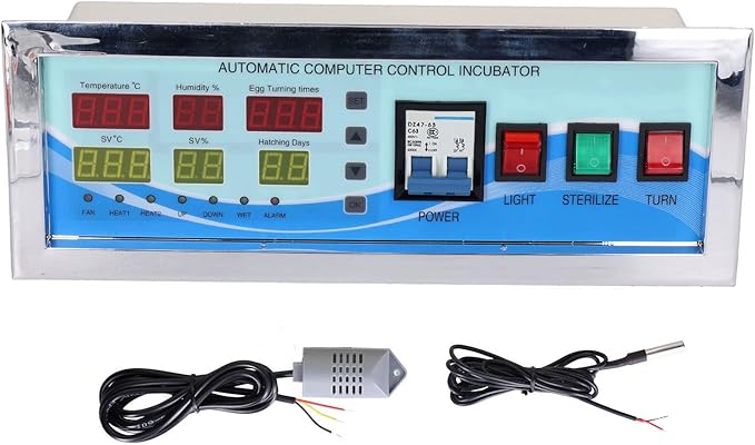 XM-18G Egg Incubator Controller Intelligent Six-Screen Six-Display Temperature - Image 9