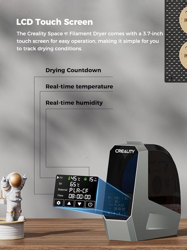 Creality Upgraded Space Pi Filament Dryer, 3D Printer Filament Dryer Box - Image 6
