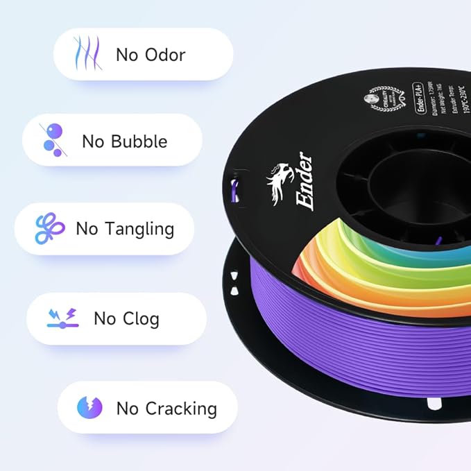 Creality 3D Printer Filament, PLA Plus Filament 1.75mm Violet, PLA Pro - Image 3
