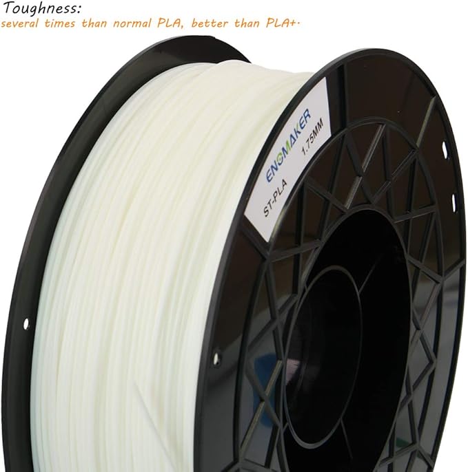ST-PLA 3D Printer Filament White 1.75MM 1kg Spool Improved by New Formula - Image 4