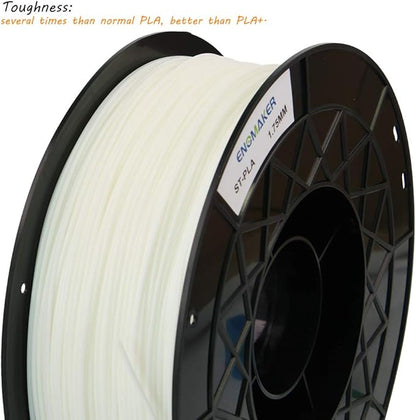 ST-PLA 3D Printer Filament White 1.75MM 1kg Spool Improved by New Formula - Image 4