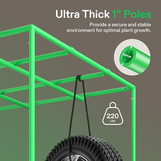 VIVOSUN P448 Advance PRO Grow Tent 4x4, - Image 8