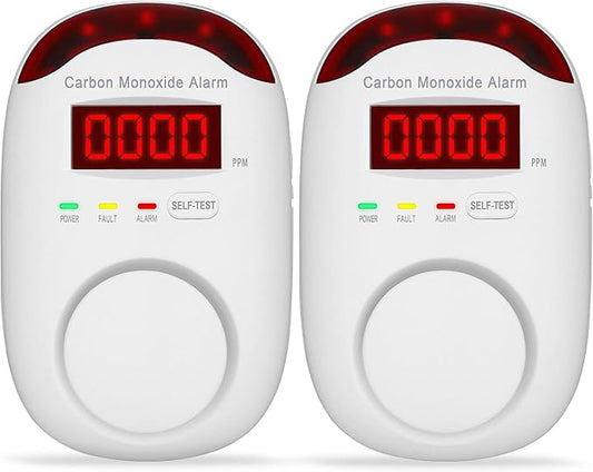 Plug-in Carbon Monoxide Detectors, Koabbit CO Level Monitoring Alarm by ProductCategory