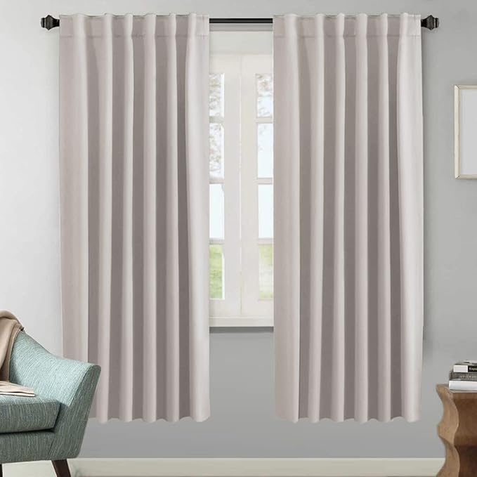 H.VERSAILTEX Blackout Curtains Thermal Insulated Window Treatment Panels Room by HVERSAILTEX