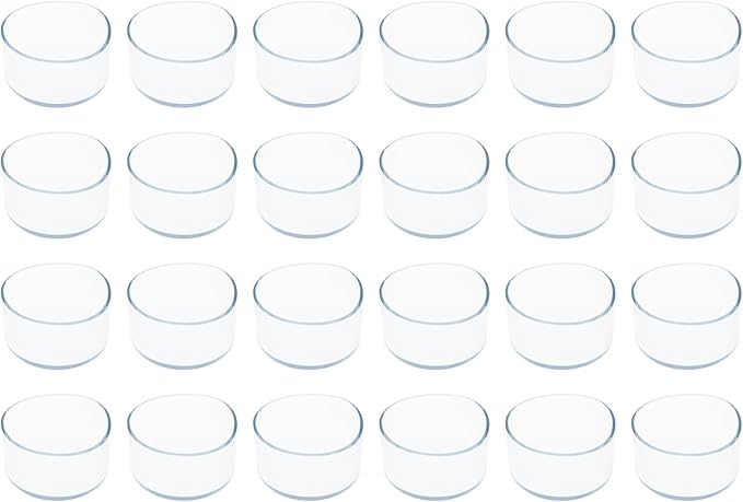 Round Chair Leg Caps, PVC Furniture Feet Covers, TTZEZE Transparent Round Floor by TTZEZE