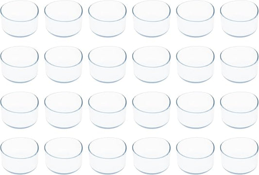Round Chair Leg Caps, PVC Furniture Feet Covers, TTZEZE Transparent Round Floor by TTZEZE