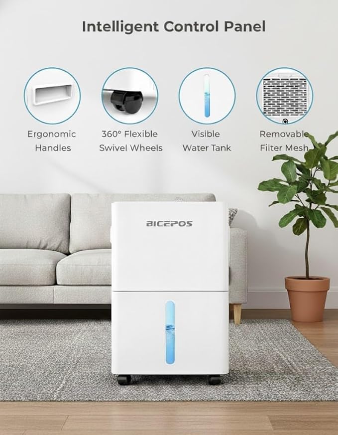 1500 Sq.Ft Dehumidifier for Basement - Image 7