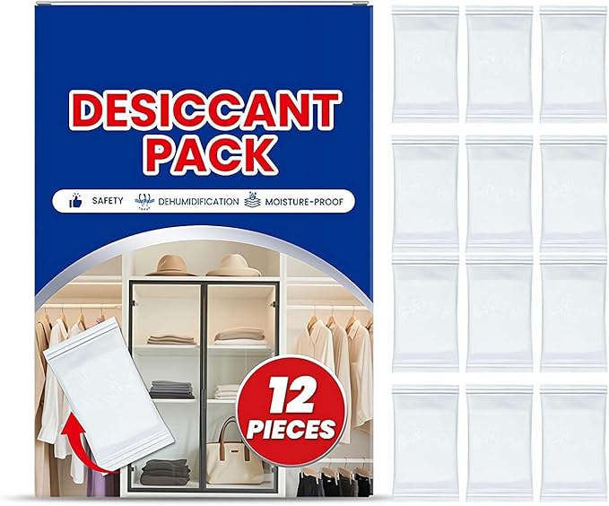 100g Rechargeable Desiccant Packs 12-Pack by Unknown